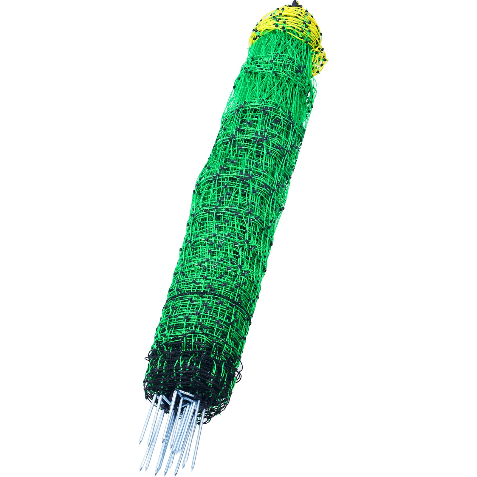 Electric Fence Netting, 42" H X 164' L, PE Net Fencing With Posts & Double-Spiked Stakes, Utility Portable Mesh For Goats, Sheep, Lambs, Deer, Hogs, Dogs, Used In Backyards, Farms, And Ranches_maomaolike.com